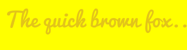 Image with Font Color E3C519 and Background Color FFFF00
